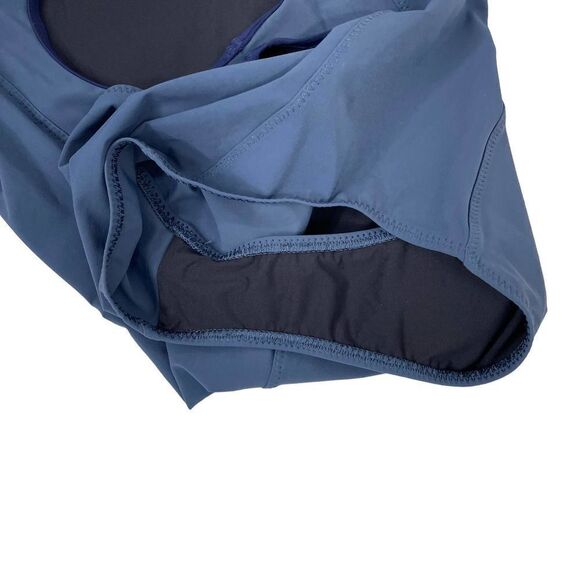 Outdoor Voices Navy Blue One‎ Piece Cutout back Swimsuit Sz XS - Picture 6 of 6